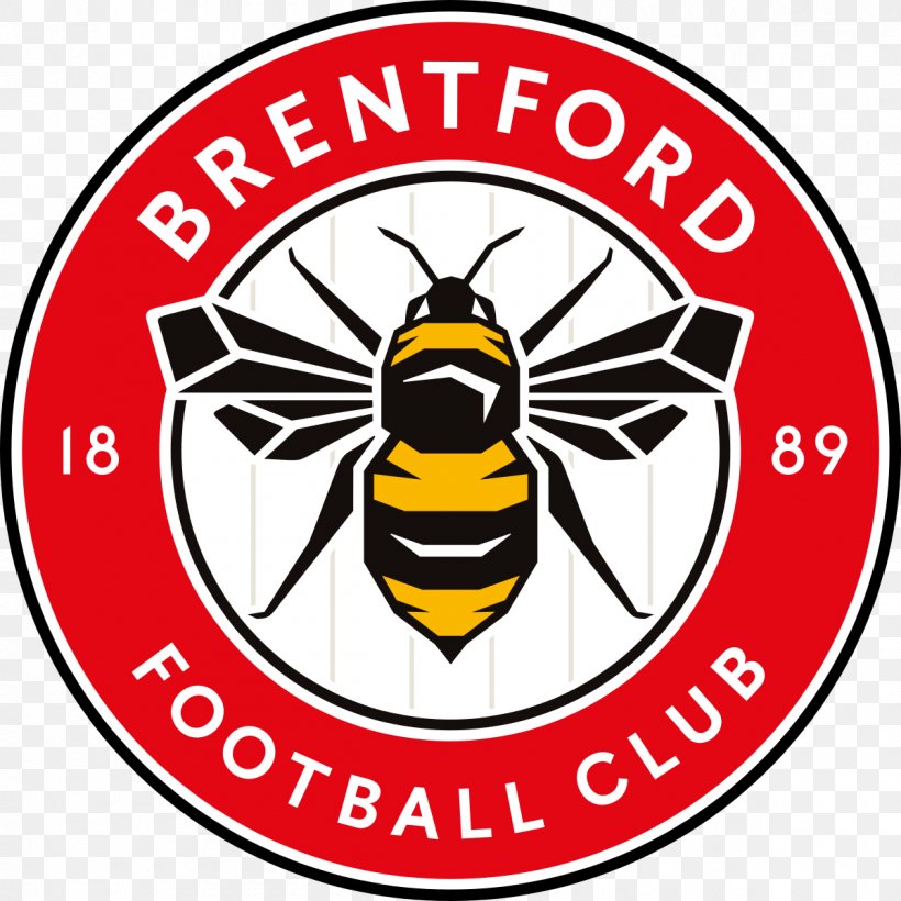 Brentford F.C. Football Bristol City F.C. Clip Art Premier League, PNG, 1200x1200px, Brentford Fc, Badge, Bee, Blackburn Rovers Fc, Brand Download Free