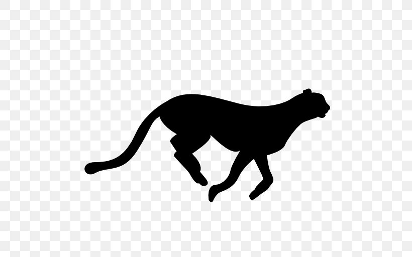Cheetah Felidae Leopard Cat, PNG, 512x512px, Cheetah, Big Cats, Black, Black And White, Carnivoran Download Free
