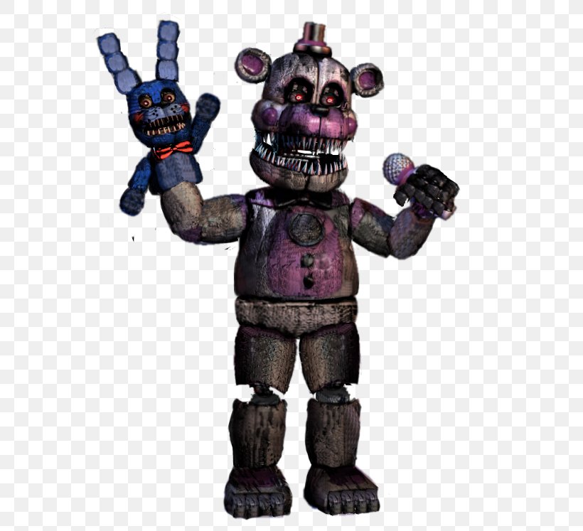 Five Nights At Freddy's 2 Five Nights At Freddy's: Sister Location Freddy Fazbear's Pizzeria Simulator Five Nights At Freddy's 3 Five Nights At Freddy's 4, PNG, 750x747px, Joy Of Creation Reborn, Action Figure, Animatronics, Fictional Character, Figurine Download Free