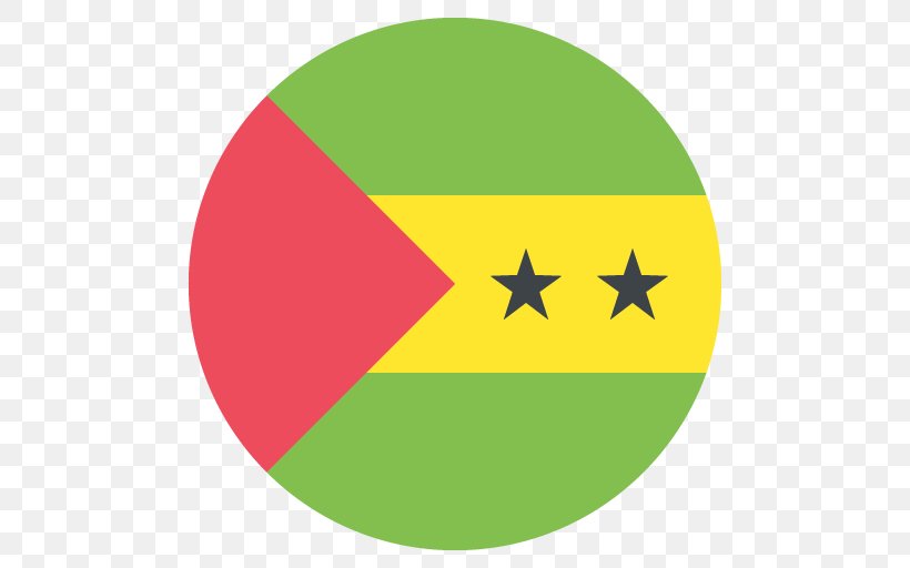 Flag Of São Tomé And Príncipe Emoji, PNG, 512x512px, Emoji, Flag, Flag Of The United Kingdom, Flags Of The World, Green Download Free