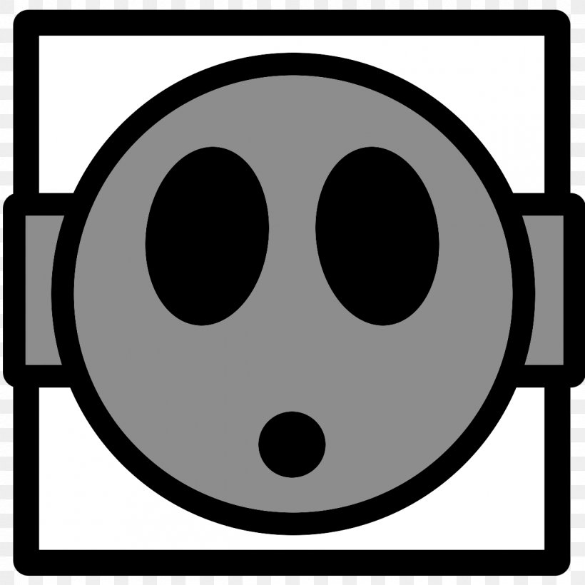 Cube Shape Smiley Geometry Dash, PNG, 1200x1200px, Cube, Area, Black, Black And White, Black M Download Free