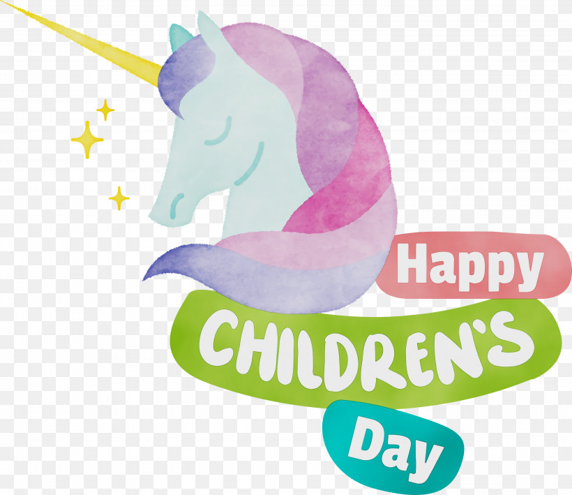 Unicorn, PNG, 3000x2594px, Childrens Day, Happy Childrens Day, Logo, Meter, Paint Download Free