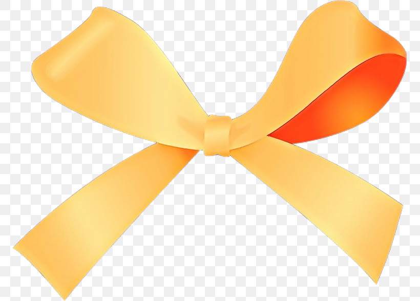 Bow Tie, PNG, 771x588px, Yellow, Bow Tie, Embellishment, Orange, Ribbon Download Free