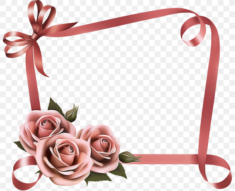 Picture Frame, PNG, 800x668px, Pink, Cut Flowers, Picture Frame, Ribbon Download Free