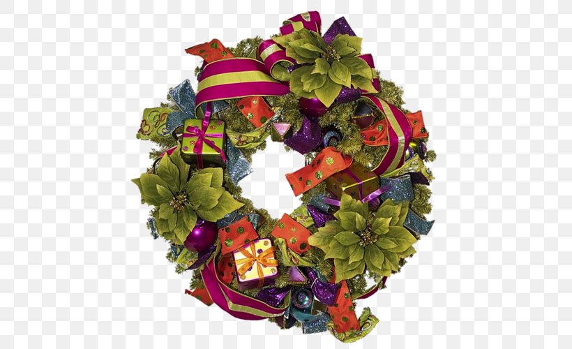 Wreath Garland Clip Art, PNG, 500x500px, Wreath, Cartoon, Christmas, Christmas Decoration, Christmas Ornament Download Free