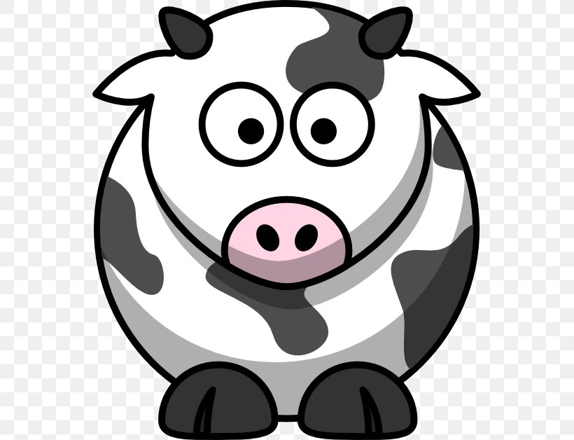 Ayrshire Cattle Cartoon Drawing Clip Art, PNG, 555x628px, Ayrshire Cattle, Artwork, Black And White, Cartoon, Cattle Download Free