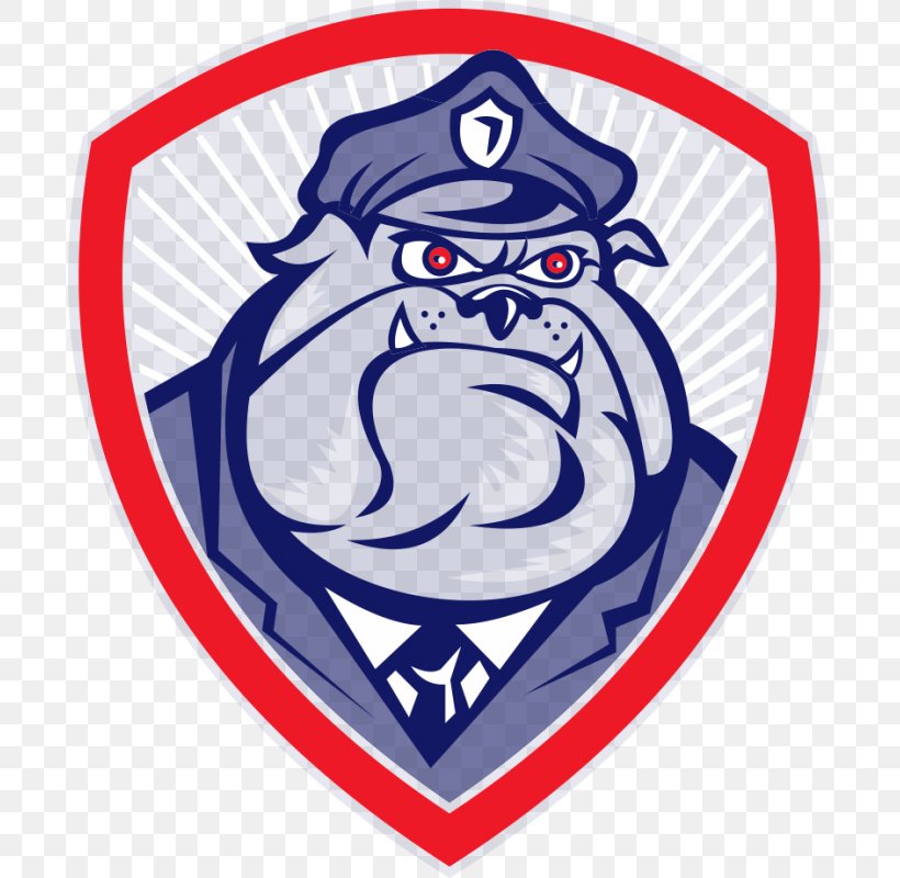 Bulldog Police Officer Royalty-free Stock Photography, PNG, 800x800px, Bulldog, Area, Badge, Cartoon, Electric Blue Download Free