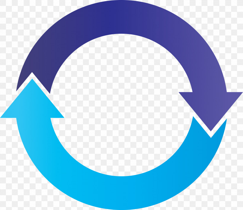 Circle Arrow, PNG, 3000x2599px, Circle Arrow, Circle, Electric Blue, Logo, Oval Download Free