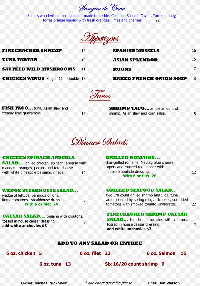 Chophouse Restaurant The Silver Fox Steakhouse Bar Menu, PNG, 2864x4095px, Chophouse Restaurant, Area, Bar, Beef, Dinner Download Free