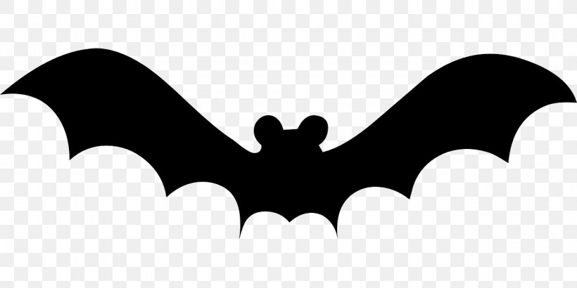 Bat Clip Art, PNG, 1280x640px, Bat, Baseball Bats, Black, Black And White, Butterfly Download Free