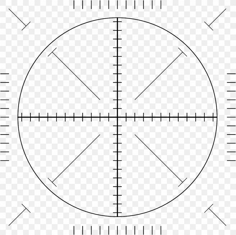Reticle Clip Art, PNG, 1280x1277px, Reticle, Absehen, Area, Black And White, Diagram Download Free