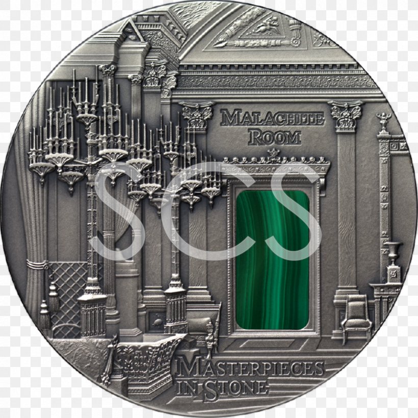 Silver Coin Malachite Room Of The Winter Palace Silver Coin Fiji, PNG, 1200x1200px, Coin, Art, Bench Jeweler, Fiji, Iron Download Free