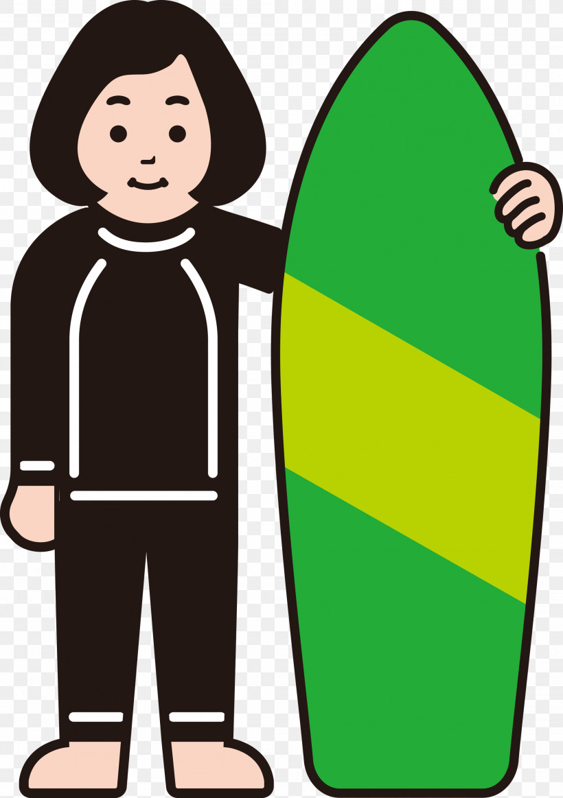 Surfing, PNG, 2115x3000px, Surfing, Behavior, Cartoon, Geometry, Green Download Free