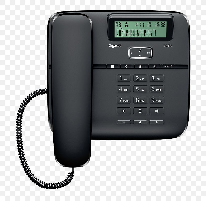 Gigaset DA610 Telephone Stand Gigaset Pro Maxwell Silver 1 Pc Home & Business Phones Handsfree, PNG, 800x800px, Gigaset Da610, Analog Signal, Answering Machine, Audioline Bigtel 48, Caller Id Download Free