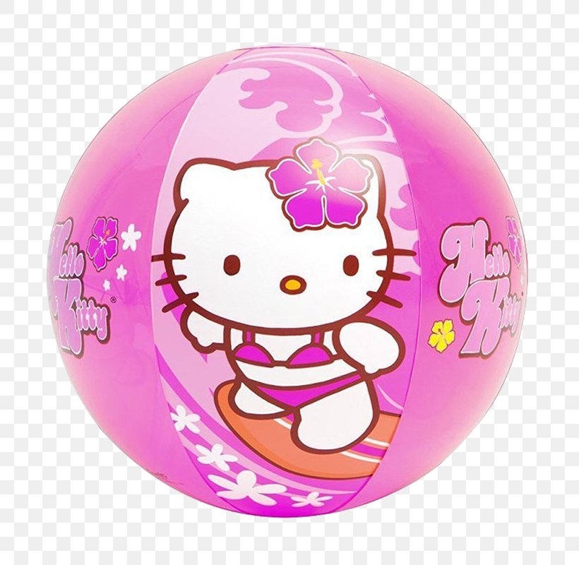 Hello Kitty Beach Ball Inflatable Toy, PNG, 800x800px, Hello Kitty, Ball, Balloon, Beach, Beach Ball Download Free