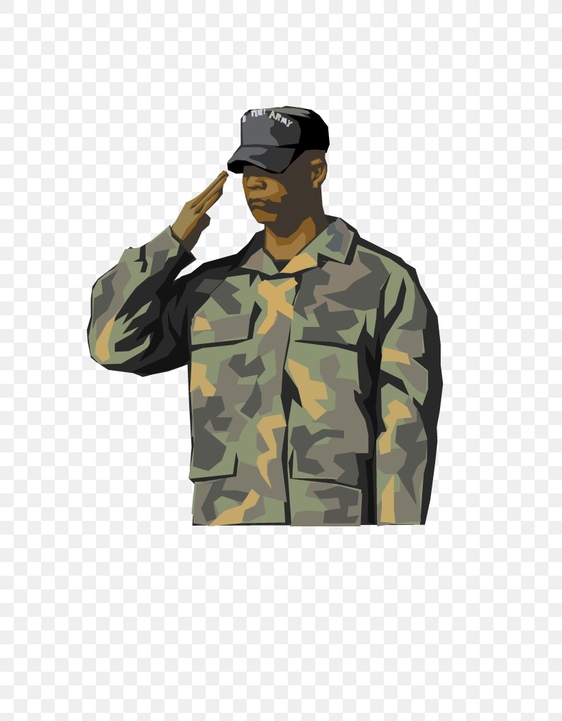 Soldier Salute Army Military Clip Art, PNG, 744x1052px, Soldier, Army, Camouflage, Document, Jacket Download Free