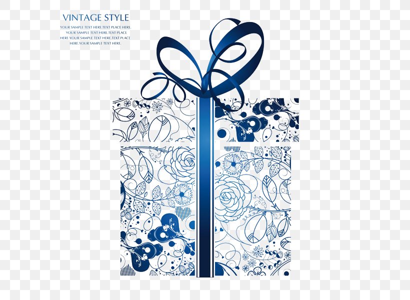 Blue Ribbon Roses Gift Box, PNG, 600x600px, Gift, Blue, Brand, Christmas Card, Gift Card Download Free