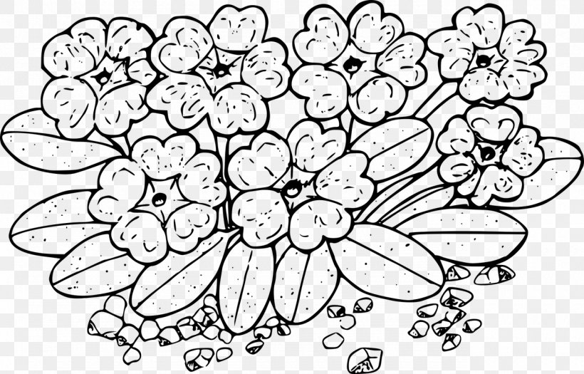 Coloring Book Wildflower Drawing, PNG, 1280x820px, Coloring Book, Area, Art, Black And White, Blume Download Free