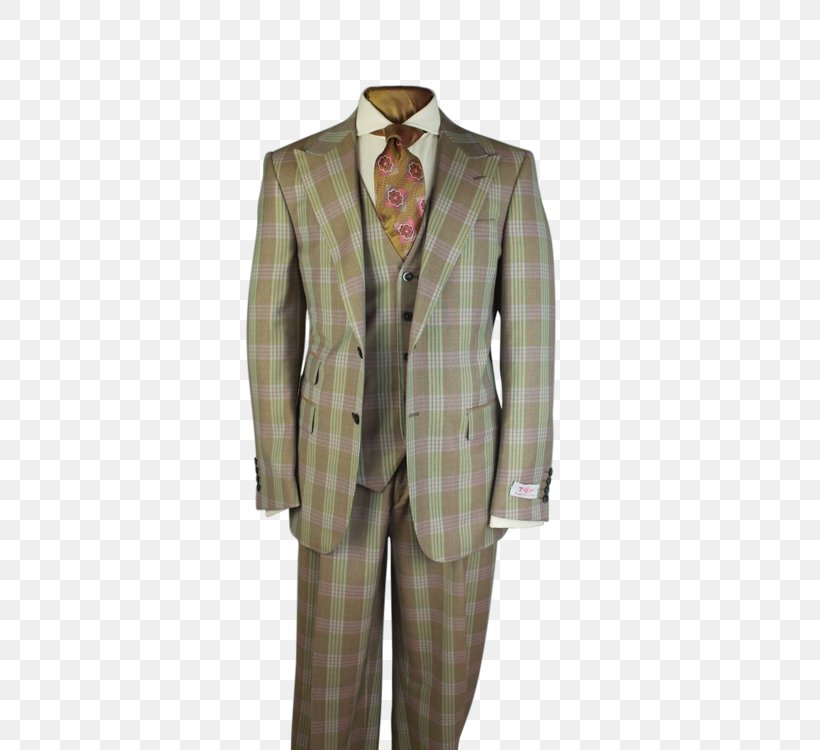 Tuxedo Green Tartan Suit Single-breasted, PNG, 500x750px, Tuxedo, Beige, Brown, Business, Button Download Free
