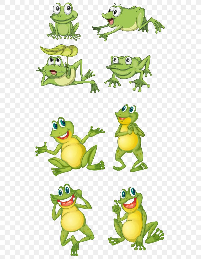 Frog Cartoon Clip Art, PNG, 564x1057px, Frog, Amphibian, Animation, Area, Beak Download Free