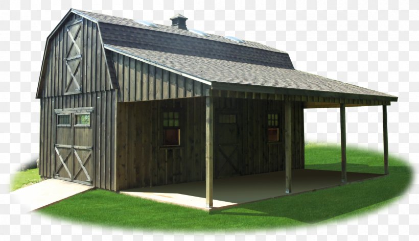 Shed Lean-to Gambrel Barn Pole Building Framing, PNG, 1200x692px, Shed, Barn, Barn Raising, Building, Cottage Download Free