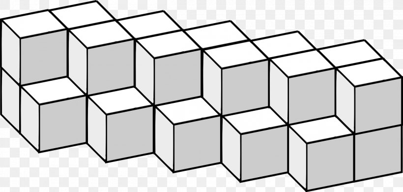 Soma #6 Soma Cube Square Clip Art, PNG, 2400x1144px, Soma Cube, Area, Black And White, Cube, Diagram Download Free