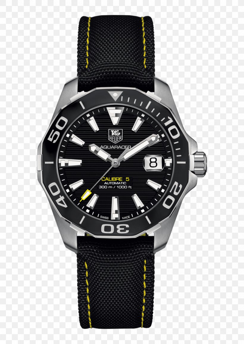 TAG Heuer Aquaracer Calibre 5 Automatic Watch, PNG, 1000x1407px, Tag Heuer Aquaracer Calibre 5, Automatic Watch, Brand, Chronograph, Jewellery Download Free