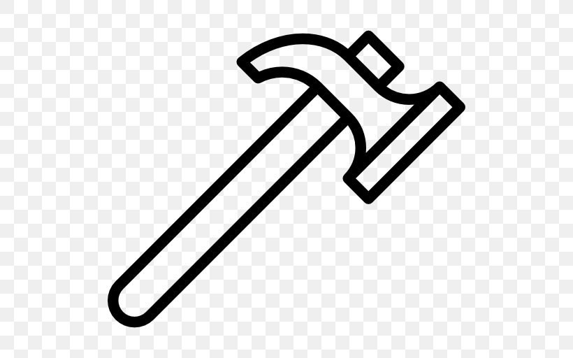Tool Architectural Engineering Hammer Clip Art, PNG, 512x512px, Tool, Architectural Engineering, Black And White, Building, Hammer Download Free