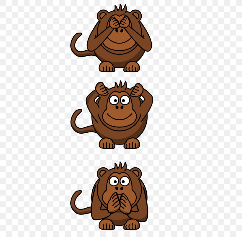 Printed T-shirt Three Wise Monkeys Spreadshirt Evil, PNG, 566x800px, Tshirt, Big Cats, Carnivoran, Cartoon, Cat Like Mammal Download Free