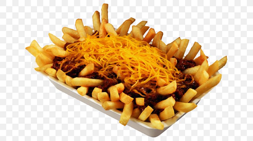 Cheese Fries French Fries Chili Con Carne Nachos Delicatessen, PNG, 688x456px, Cheese Fries, American Food, Bacon, Cheddar Cheese, Cheese Download Free