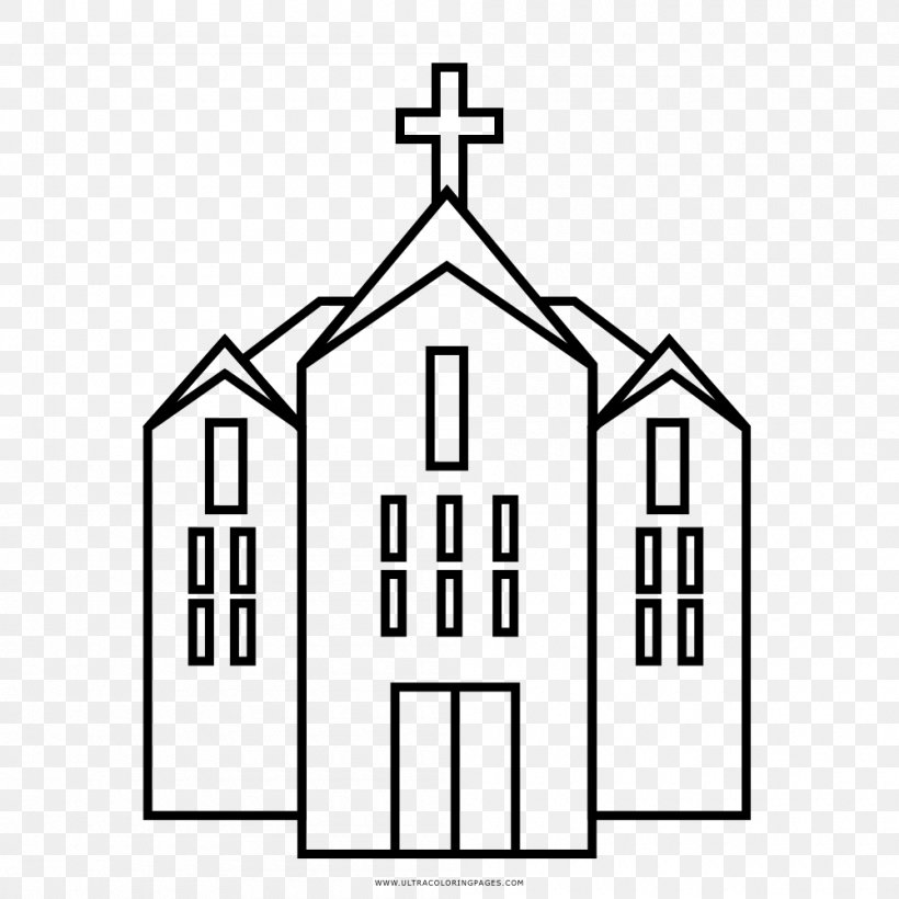 Coloring Book Drawing Church Child Temple, PNG, 1000x1000px, Coloring Book, Area, Ausmalbild, Black And White, Child Download Free
