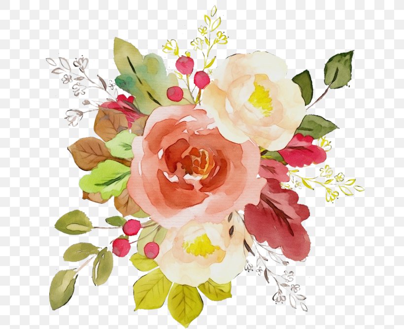 Bouquet Of Flowers Drawing, PNG, 671x668px, Watercolor, Artificial Flower, Blossom, Bouquet, Cut Flowers Download Free