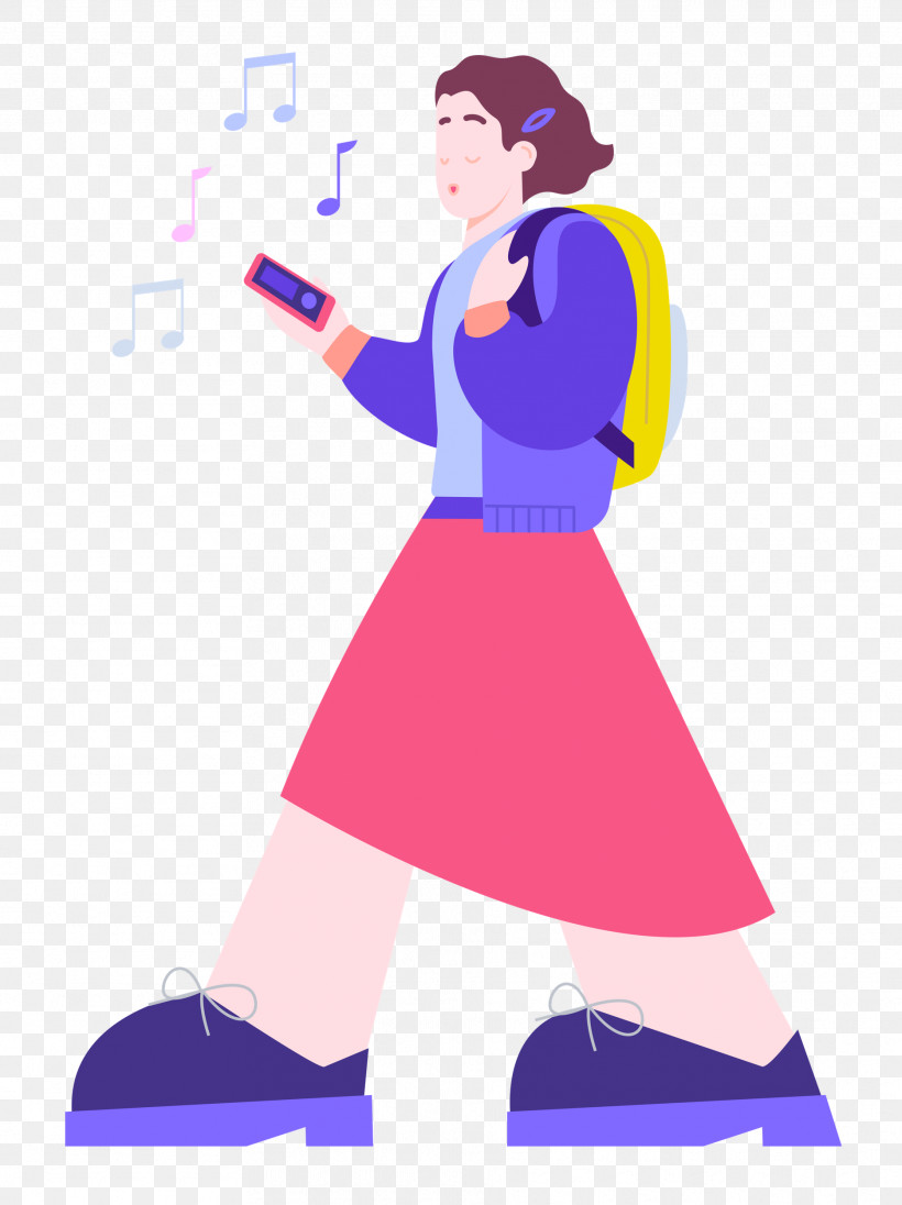 Listening Music, PNG, 1869x2500px, Listening Music, Cartoon, Character, Costume, Dress Download Free