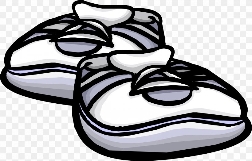 Shoe Sneakers Footwear Club Penguin Entertainment Inc Clip Art, PNG, 2330x1493px, Shoe, Black And White, Clothing, Club Penguin Entertainment Inc, Dress Shoe Download Free