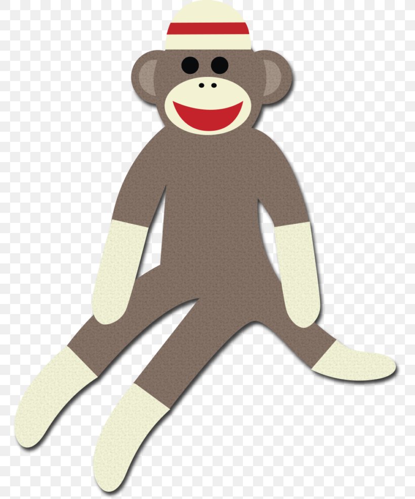 Sock Monkey T-shirt Clip Art, PNG, 768x985px, Sock Monkey, Document, Drawing, Headgear, Mammal Download Free