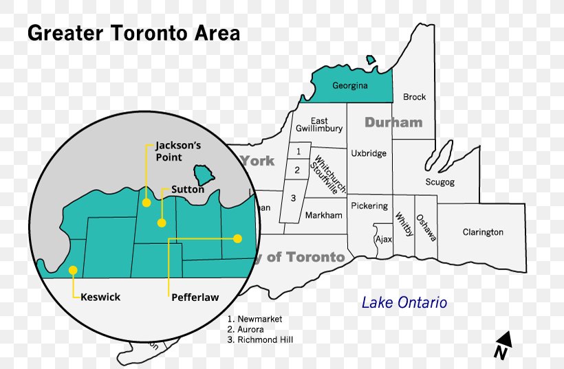 Georgina Richmond Hill Map Lake Simcoe Canada 2016 Census, PNG, 800x537px, Georgina, Area, Canada 2016 Census, City, Diagram Download Free