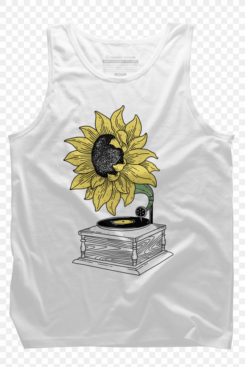 Sticker T-shirt Drawing Common Sunflower, PNG, 1200x1800px, Sticker, Art, Clothing, Common Sunflower, Cotton Download Free