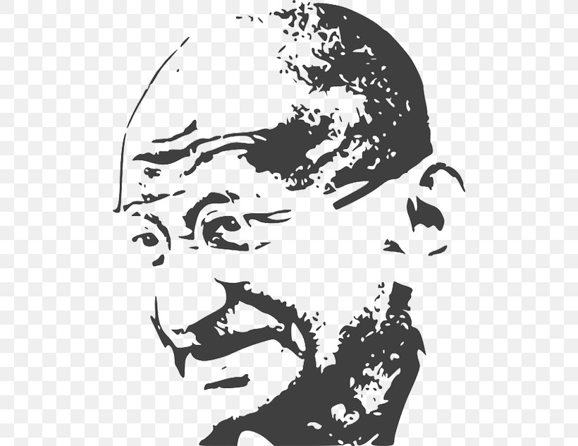 Mahatma Gandhi Series The Wisdom Of Gandhi Indian Independence Movement Clip Art, PNG, 500x632px, Mahatma Gandhi Series, Art, Black And White, Drawing, Fictional Character Download Free