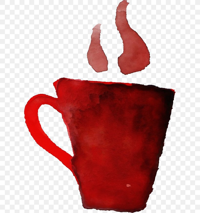 Red Cup Drinkware Cup Clip Art, PNG, 621x874px, Watercolor, Cup, Drinkware, Paint, Red Download Free