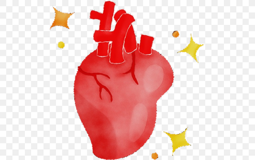 Red Heart Hand Finger Thumb, PNG, 500x514px, Watercolor, Finger, Gesture, Hand, Heart Download Free