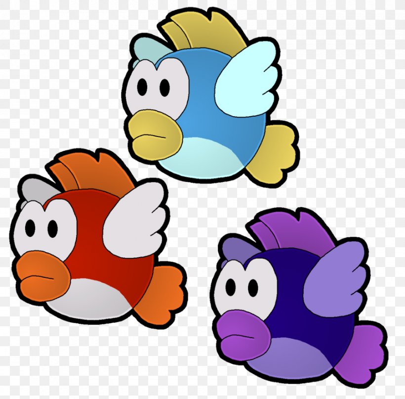 Super Mario Bros. Paper Mario: Sticker Star Paper Mario: The Thousand-Year Door, PNG, 900x886px, Mario, Artwork, Beak, Cheep Cheep, Drawing Download Free