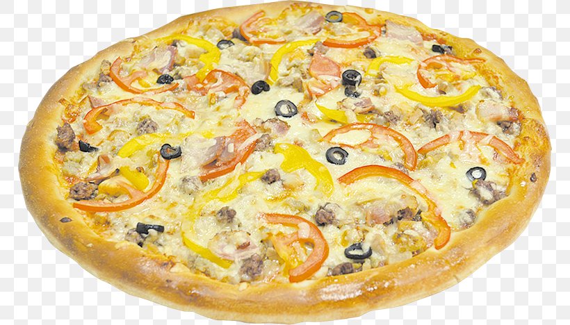 California-style Pizza Sicilian Pizza Michurinsk Quiche, PNG, 768x468px, Californiastyle Pizza, American Food, California Style Pizza, Cheese, Cuisine Download Free