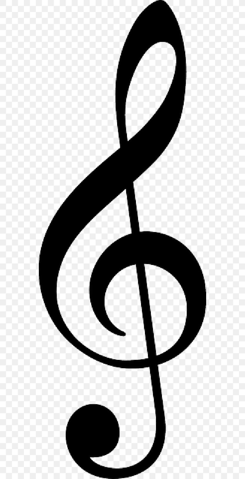 Clef Vector Graphics Treble Music Staff, PNG, 800x1600px, Clef, Blackandwhite, Gclef, Music, Musical Note Download Free