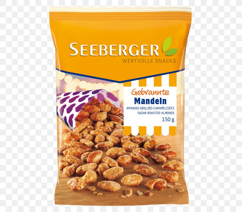 Seeberger GmbH Seeberger Mandeln Honig & Salz Candied Almonds Seeberger, PNG, 529x720px, Candied Almonds, Almond, Breakfast Cereal, Food, Ingredient Download Free