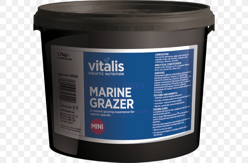 MarineGrazer Mini 110gr Water Food Navy Aquarium Fish Feed, PNG, 600x540px, Water, Aquarium Fish Feed, Computer Hardware, Fish, Food Download Free