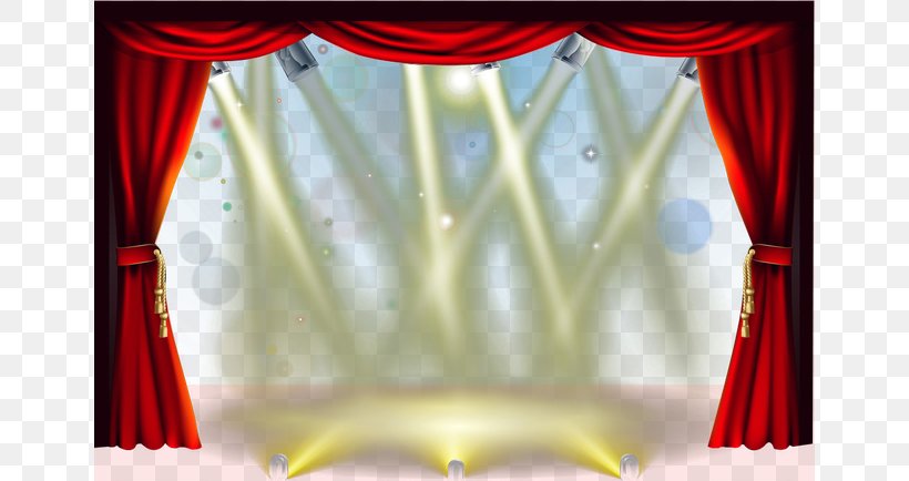 Theater Drapes And Stage Curtains Stage Lighting, PNG, 650x434px, Window Treatment, Curtain, Decor, Fundal, Interior Design Download Free