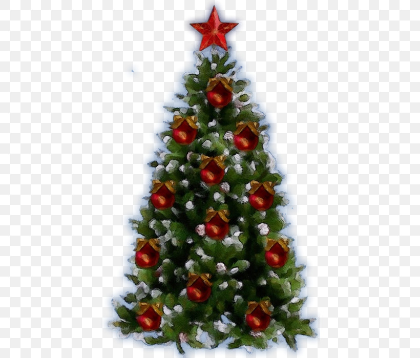 Christmas Tree, PNG, 430x699px, Watercolor, Christmas, Christmas Decoration, Christmas Ornament, Christmas Tree Download Free