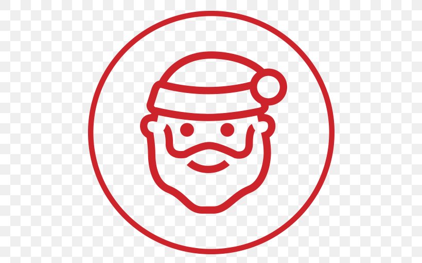 Icon Design Christmas Santa Claus, PNG, 512x512px, Icon Design, Area, Christmas, Emoticon, Facial Expression Download Free