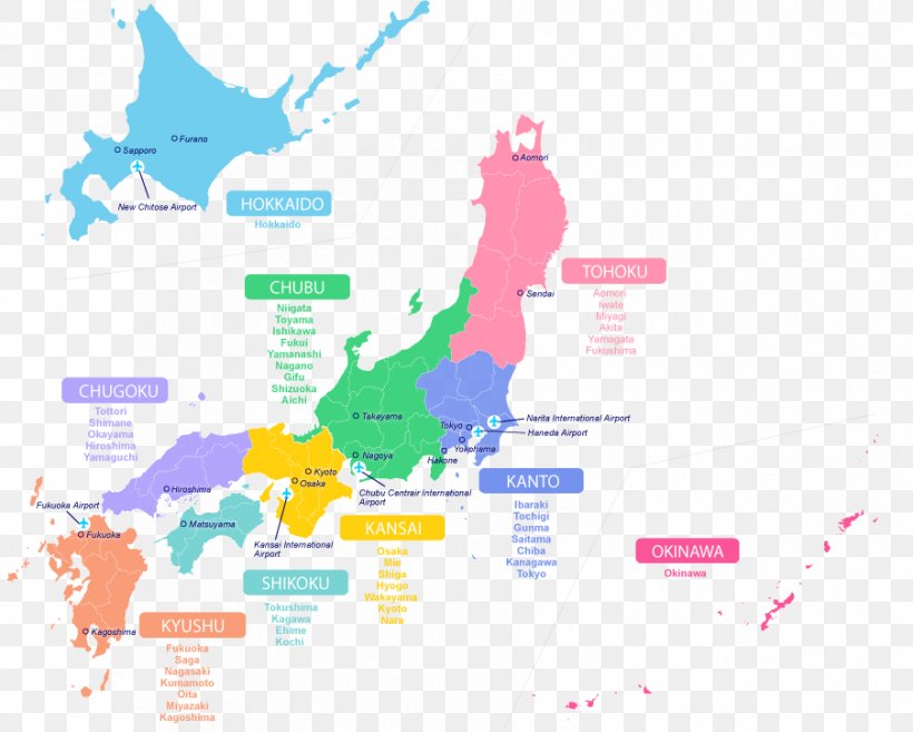 Kofu Tokyo Map Prefectures Of Japan Cartography, PNG, 903x724px, Kofu ...