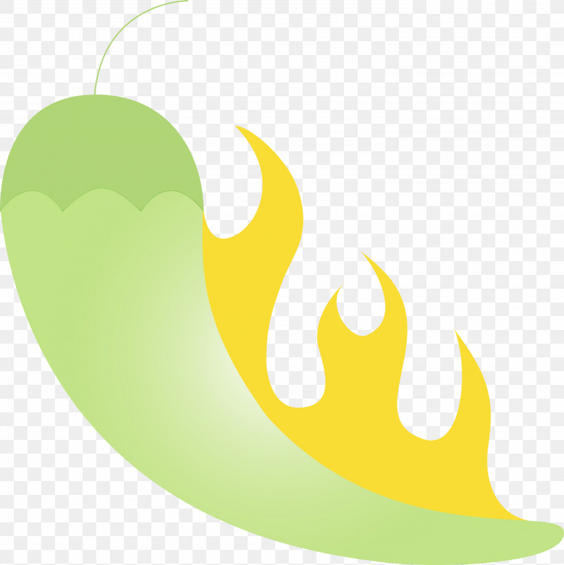 Yellow Logo Font Symbol Smile, PNG, 2992x3000px, Chili Pepper, Logo, Paint, Smile, Symbol Download Free